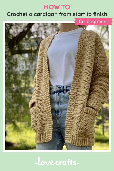 Beginner Sweater Crochet, Simple Cardigan Crochet Pattern Free, Crochet Women’s Cardigan, Beginner Cardigan Crochet Pattern Free, Free Cardigan Pattern Crochet, Crocheted Cardigans Free Patterns Easy, Crochet Cardigan Easy Free, Easy Crochet Cardigan For Beginners Free, Free Crochet Patterns Cardigan Women