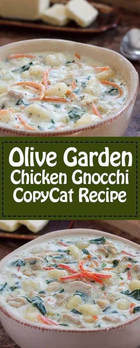 Olive Garden Chicken Gnocchi Soup Recipe, Chicken Gnocchi Soup Recipe, Olive Garden Chicken Gnocchi, Gnocchi Recipes Soup, Beach Tips, Chicken Gnocchi Soup Olive Garden, Olive Garden Chicken, Olive Garden Recipes, Chicken Gnocchi