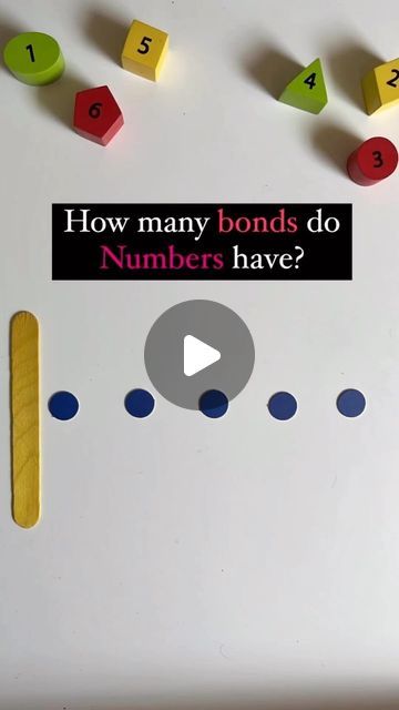 Nikita Bhalara on Instagram: "Easy quick and effective way to learn number bonds !!  There is always n+1 way number bonds with other. For example number 5 bonds 6 ways..  mumber 2 bonds 3 ways 0+2, 1+1, 2+0 like that.  Don’t forget to SAVE and SHARE!!  Follow @vnmomschool for more STEM activities. Idea : @mrstessierkindergarten    Happy Learning !! #reels #math #earlylearning #eyfsideas #preschool #homeschool #diyplayideas #momhack #parenting #kindergarten #eyfsteacher #mathteacher #mombloggersofindia #toddlers #toddlerfun #stemactivities #kidsactivities  #okul #montessori #montessoriathome #funschooling #numbers #playfullearning #professora #okuloncesietkinlik #explorepage #creatorweek @instagram @creators" Number Bonds To 5 Eyfs Activities, Number 0 Activities Preschool, Sharing Maths Activities, Number 9 Activities For Preschool, Number 6 Activities For Preschool, Number 5 Activities For Preschool, Number Bonds Activities, Maths Activities Eyfs, Number Bond Games