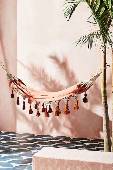 Backyard Boho, Moroccan Decor Living Room, Backyard Hammock, Artisan Tiles, Cle Tile, Moroccan Interiors, Beach Cottage Decor, Concrete Cement, Tile Inspiration