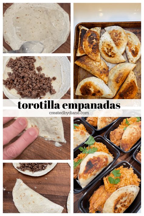 Corn Tortilla Empanadas, Tortilla Empanadas, Flour Tortilla Recipe Meals, Fried Empanadas Recipe, Stuffed Tortillas, Taco Empanadas, Empanadas Easy, Dessert Empanadas Recipe, Bolillo Recipe