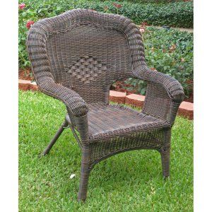 Resin Wicker Lounge Chairs on Hayneedle - Wicker Outdoor Lounge Chairs Wicker Patio Chairs, Resin Patio Furniture, Resin Patio, Woven Chair, Outdoor Patio Chairs, Wicker Patio Furniture, Patio Dining Chairs, Outdoor Wicker, Patio Furniture Sets