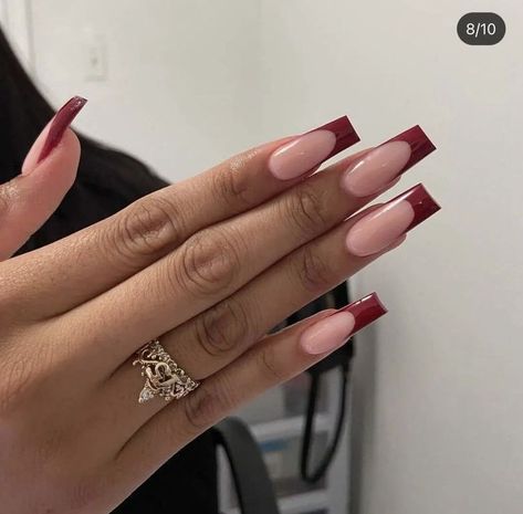 Gucci Nails, Long Acrylic Nail Designs, French Tip Acrylic Nails, Striped Nails, Nagel Inspo, Pink Acrylic Nails, Square Acrylic Nails, Fire Nails, Pretty Acrylic Nails