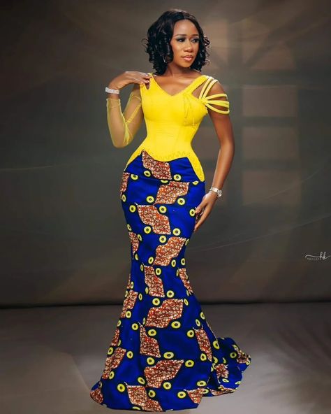 Ankara flared dress