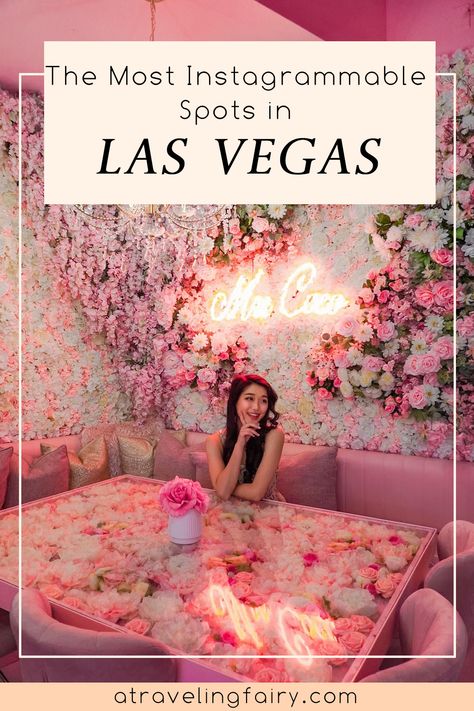 Las Vegas is filled with beautiful photo locations! Ever wondered where to find the best Instagrammable spots in Sin City? Click through to find the 10 most Instagrammable locations in Las Vegas, Nevada! #lasvegas #vegas #photolocations #photospots #instagram Las Vagus City, Vegas Instagram Spots, Best Places To Take Pictures In Las Vegas, Most Instagrammable Places In Las Vegas, Las Vegas Street Photography, Las Vegas Guide, Museum Of Selfies Las Vegas, Las Vegas Photo Spots, Las Vegas Instagram Spots