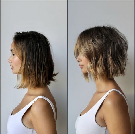 Shoulder Haircut, Short Textured Hair, Travel Nyc, Mom Hairstyles, Short Hair Color, Penteado Cabelo Curto, Cut My Hair, Hair Envy, Hair Today