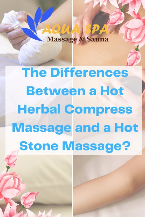 The Differences Between A Hot Herbal Compress Massage and A Hot Stone Massage. Herbal Compress Massage, Herbal Compress, Stone Therapy, Therapy Techniques, Massage Therapy Techniques, Hot Compress, Hot Stone Massage, Stone Massage, Hot Stones