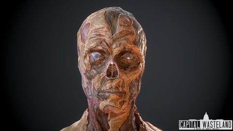 ArtStation - Fallout 3 - Ghouls Remake, The Friedturkey Wasteland Outfit, Fallout Ghoul, Fallout Four, Fallout Tattoo, Fallout 3, Fallout New Vegas, Fallout 4, Post Apocalypse, Creature Concept Art