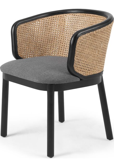 MADE Carver Chair, Marl Grey. NEW Upholstered. Panos Dining Chairs Collection from MADE.COM... Kursi Cafe, Carver Chair, Comfy Armchair, Accent Chairs & Armchairs, Rattan Armchair, Chairs Armchairs, Restaurant Design, Outdoor Ottoman, Design Style