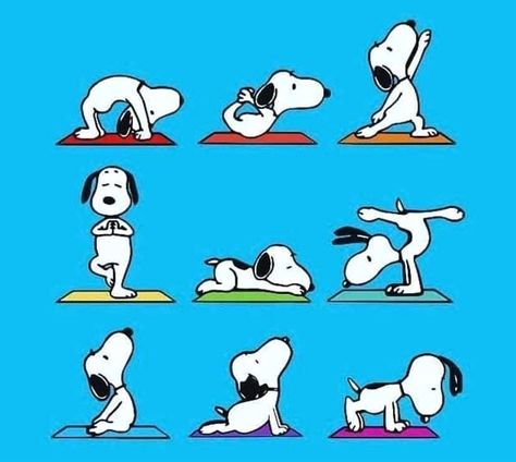 Snoopy Yoga, Snoopy Museum, Yoga Cartoon, Buty Marki Nike, Snoopy Party, Snoopy Comics, Snoopy Cartoon, 귀여운 음식 그림, Yoga Illustration