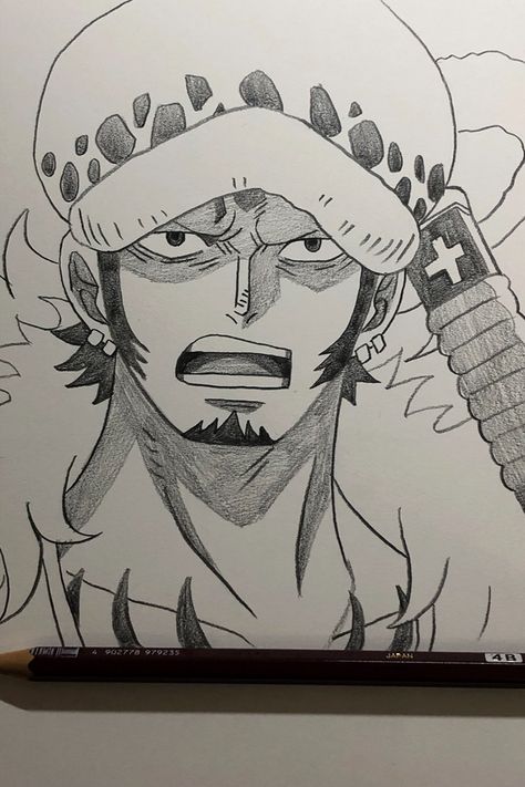 Draw Trafalgar D. Water Law from onepiece https://youtu.be/6ukpa23FvzU Law Drawing Art, Trafalgar Law Nails, One Piece Luffy Sketch, One Piece Characters Drawing, Trafalgar Law Drawing, Luffy Art Drawing, One Piece Anime Drawing, One Piece Drawing Sketches, Law Sketch