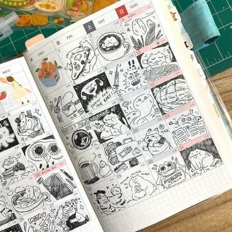 Hobonichi Weeks Aesthetic, Hobonichi Planner Ideas, Hobonichi Sketchbook, Hobonichi Layout Ideas, Hobonichi Weeks Cover, Hobonichi Techo A6 Layouts, Hobonichi A6 Ideas, Hobonichi Weeks Layout Ideas, Hobonichi Monthly