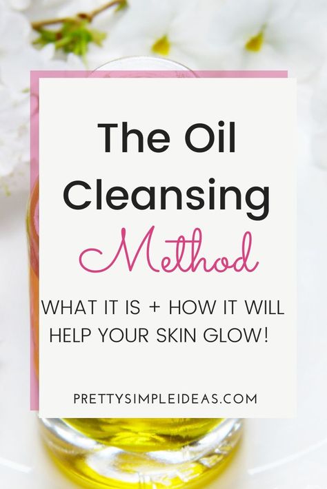 How To Cleanse Face At Home, Facial Cleansing Oil Recipe, Oil Cleansing Method Recipe, Cleansing Oil Recipe, Oil Cleanser Recipe, Diy Oil Cleanser, At Home Facials, Oily Skin Face, Oil Cleansing Method