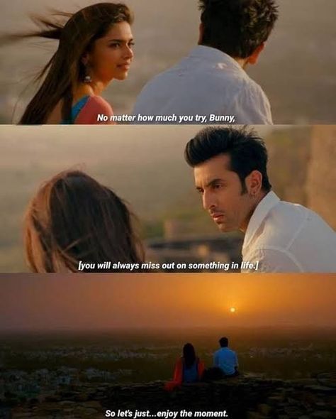 Yjhd Quotes, Relatable Lines, Yeh Jawaani Hai Deewani, Iconic Movie Quotes, Vintage Bollywood Aesthetic, Cinema Quotes, Movie Dialogues, Bollywood Funny, Aesthetics Quote