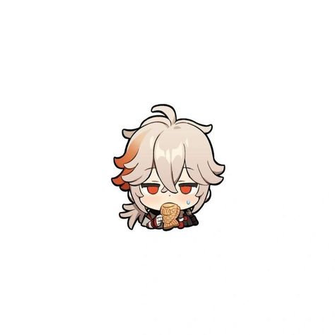 𖥔 ִ ֗ ִ ۫ ˑ Kazuha emojis﹗ Kazuha Chibi, Chibi, Anime, White