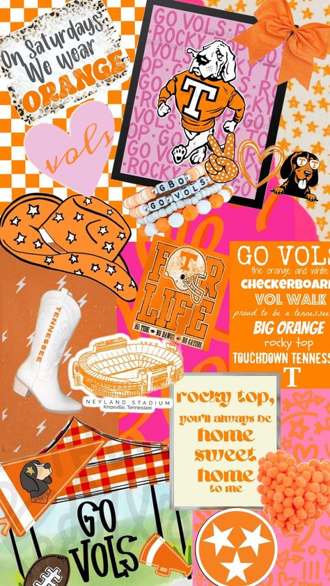 #vols #preppyvols #tennessee Tn Vols Wallpaper, Tennessee Vols Wallpaper, Tn Vols Football, Neyland Stadium, Tennessee Volunteers Football, Tn Vols, Fun Graphics, Go Vols, Tennessee Vols