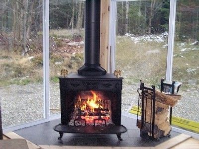 Outdoor Wood Burning Fireplaces - Foter Wood Burning Stove Ideas, Stove Ideas, 3 Season Porch, Outdoor Wood Burning Fireplace, All Season Room, Stove Installation, Three Season Porch, 3 Season Room, 4 Season Room