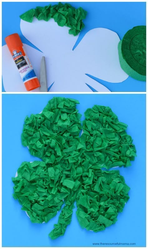 Shamrock Template, Shamrock Craft, Fete Saint Patrick, St Patricks Day Crafts, St Patricks Crafts, March Crafts, St Patricks Day Crafts For Kids, March Activities, St Patrick Day Activities