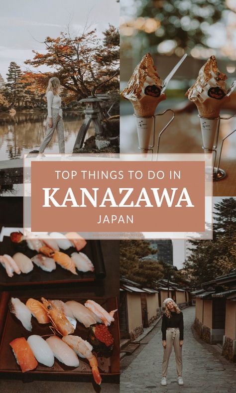 Top things to do in Kanazawa, Japan - Polkadot Passport Kanazawa Japan, Cafe Hopping, Japan Spring, Japan Summer, Japan Holidays, Tokyo Japan Travel, Kyoto Travel, Japan Travel Guide, Travel Japan