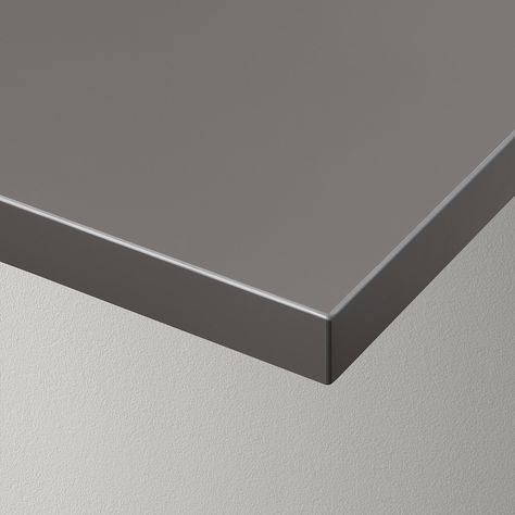 BERGSHULT / GRANHULT Wall shelf combination, dark gray/nickel plated, 63x113/4" - IKEA Ikea Bergshult, Ikea Ireland, Plastic Edging, Long Shelf, Ikea Family, White Stain, Modern Kitchens, Smooth Edges, Empty Wall