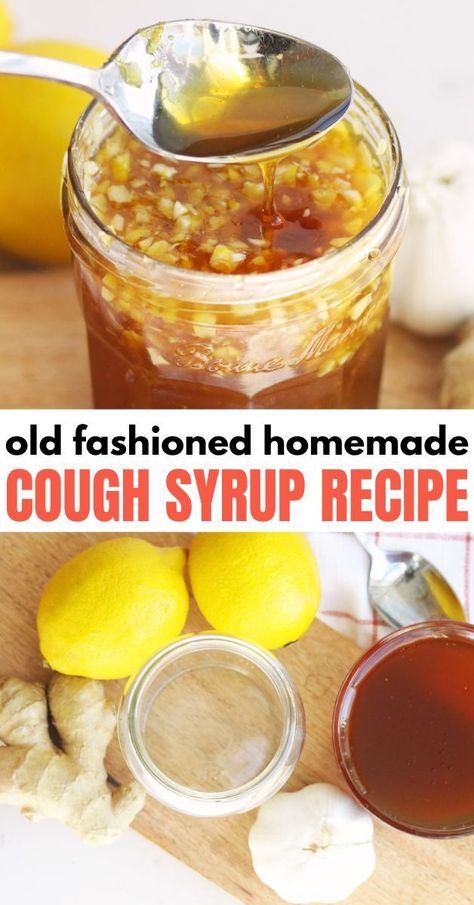 Cough Syrup Recipe, Homemade Cough Syrup, Best Cough Remedy, Homemade Cough Remedies, Cold Remedy, Herbal Remedies Recipes, Cold And Cough Remedies, Sick Remedies, Homemade Syrup