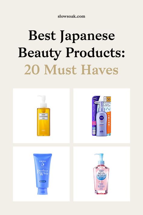 Top Japanese Skincare Products, Best Japanese Beauty Products, Japanese Moisturizer, Japanese Drugstore Makeup, Japanese Face Wash, Japanese Toner, Skin Care Japanese Products, Japanese Body Care Products, Japanese Essence