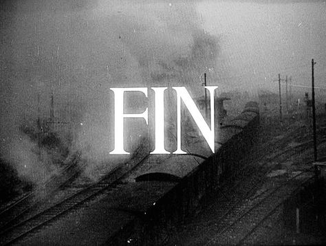 Le sang des bêtes, Georges Franju, 1949 End Credits Aesthetic, Title Card, Movie Titles, Design Typography, Bw Photo, White Aesthetic, Glyphs, Typography Design, The End