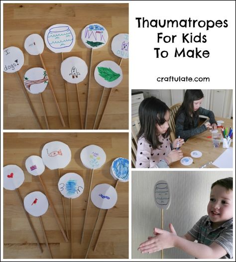 Thaumatropes for Kids to Make - a fun old-fashioned craft! Thaumatrope Ideas, Toys Topic, Old Fashioned Toys, Victorian Crafts, Victorian Toys, Easy Arts And Crafts, Crafts For Seniors, Simple Craft, Clay Pot Crafts