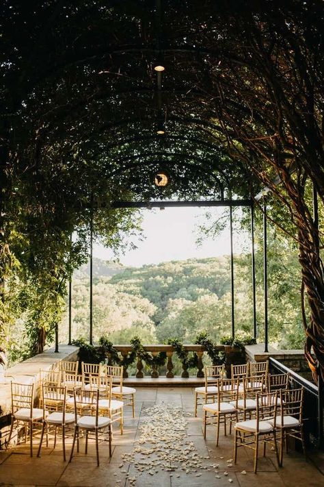 Vineyard Wedding New York, Beautiful Venues Wedding, Wedding Design Aesthetic, Earthy Wedding Venue Ideas, Outdoorsy Wedding Venues, Forest Chapel Wedding, Wedding Venue Asthetic, Wedding Decor Timeless, Natural Wedding Venues