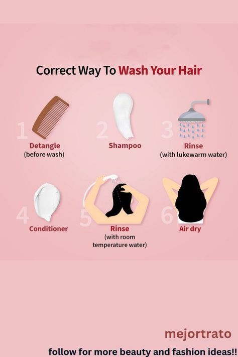 Thicker Stronger Hair, Hair Washing Routine, Healthy Hair Routine, Easy Care Hairstyles, Hair Mistakes, Hair Growing Tips, Natural Face Skin Care, Homemade Hair Products, Healthy Hair Tips