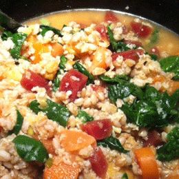 Tuscan White Bean and Lentil Soup - Fair Shares White Bean And Lentil Soup, Bean And Lentil Soup, Tuscan White Bean, Oat Groats, Winter Soup Recipe, Weight Watchers Soup, Hawaiian Chicken, Wheat Berries, Winter Soups