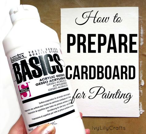 Spray Painting Cardboard Boxes, How To Paint Cardboard Boxes, Cardboard Canvas Diy, Painting On Cardboard Acrylics, Acrylic Painting On Cardboard, Painting On Cardboard Ideas, How To Paint Cardboard, Cardboard Box Painting Ideas, Paint Cardboard Boxes