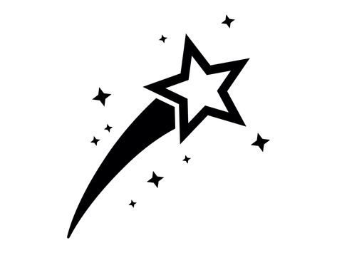 Space Banner, Printable Clip Art, Falling Star, Art Cut, Star Svg, Falling Stars, Star Logo, Paper Airplanes, Shooting Star