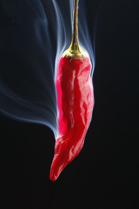 Red Chilli Photography, Bakery Packaging Design, Bull Art, Food Art Photography, Colored Pencil Artwork, Still Life Photos, Food Wallpaper, Hot Pepper, Chefs Kitchen