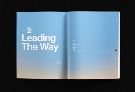 AIRBUS ANNUAL REPORT 2018 Proposition on Behance Trend Report Layout, Annual Report Layout, Book Dividers, Report Layout, Book Chapter, Editorial Layouts, Annual Report Covers, Cover Report, Frame Work