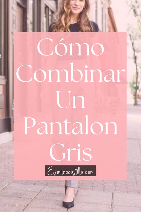 ¿Cómo combinar un pantalón gris? Aunque no lo creas, los pantalones de este color son una de las prendas más útiles que puedes tener en tu closet. Esto se debe a que, existen muchas formas de combinarlos y pueden darte mucha más elegancia y sofisticación de la que piensas. Si eres de esas personas que les gusta jugar con los colores en tus atuendos, entonces te mostraremos algunas opciones por las cuales puedes optar si quieres usar un pantalón gris. Outfits Pantalon Gris, Outfit Pantalon Gris, Palazzo Outfit, Palazzo Pants Outfit, Outfits Con Jeans, Palazzo Pants, Pants Outfit, Baby Boy Shower, Colored Jeans