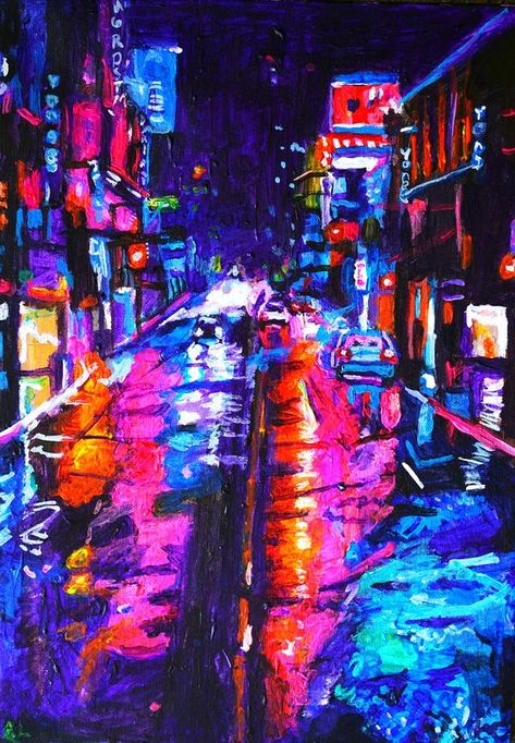 #instagood #gallery #acrylic #abstract #color #nature #arts #instagram #drawings #artistic #artsy #artlovers #watercolorpainting #beautiful #abstractpainting #handmade #canvas #photooftheday #digitalpainting #print #painting #like #psychedelic #k #colors #america #cityscape #interiordesign #sketching #neworleans New Orleans Painting, Purple Art Abstract, Painting Night, Bike Drawing, Acid Art, Custom Pet Painting, Modern Art Styles, Fox Painting, Fine Art Painting Oil