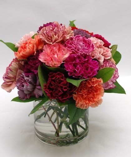 Carnation Centerpieces, Get Well Flowers, Red Carnation, Carnation Flower, Fall Wedding Flowers, Baby's Breath, Garden Flowers, Flower Centerpieces, Virginia Beach