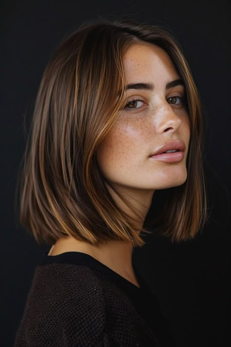 Eighties Hairstyles, Rich Brunette Hair, Haircut Brunette, Brunette Short, Haircut Layered, Hairstyles Male, Hair Korean, Rambut Brunette, Brunette Bob