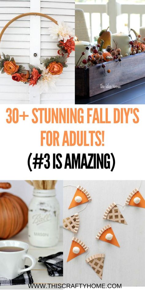 Fall Diys, Fall Crafts For Adults, Fall Decor Diy Crafts, Fall Arts And Crafts, Home Decor Aesthetic, Easy Fall Crafts, Halloween Tattoo, Aesthetic Home Decor, Wallpaper Home Decor