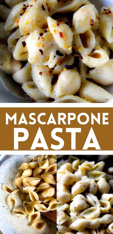 Pasta With Mascarpone, Recipes With Mascarpone Cheese Dinners, Recipes With Marscapone Cheese Dinners, Pasta With Mascarpone Cheese, Mascarpone Recipes Savoury, Mascarpone Pasta Recipes, Marscapone Recipes Pasta, Mascarpone Cheese Recipes, Recipes Using Mascarpone Cheese