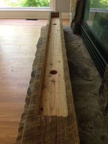 Mantel Mounting Ideas, Barnwood Mantle, Beam Fireplace Mantle, Mantel Installation, Reclaimed Wood Mantle, Beam Mantle, Beam Fireplace, Wood Mantle, Fireplace Beam