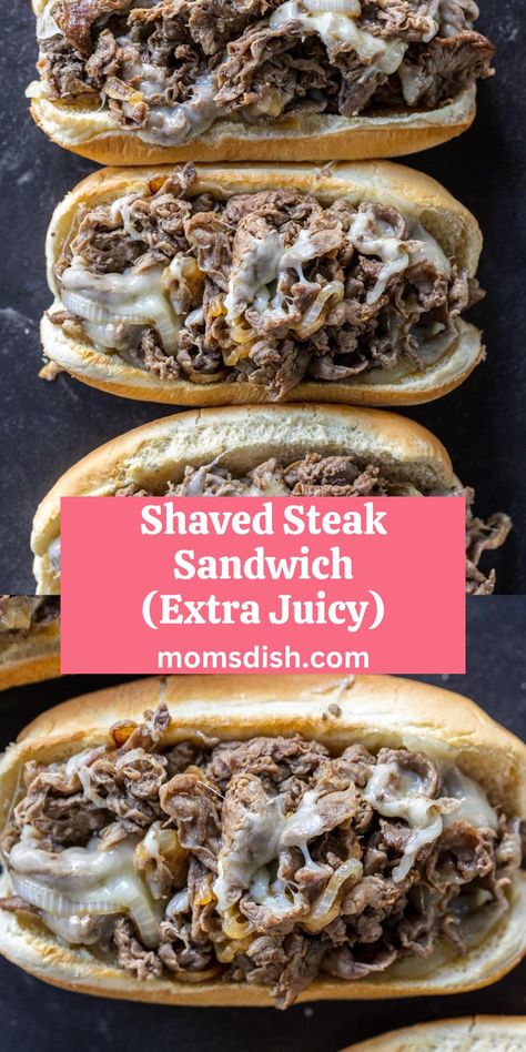 Roast Beef Cheese Steak, Mushroom Steak Sandwich, Pepper Jack Steak Sandwich, Shaved Beef Sandwich Crockpot, Steak And Mushroom Sandwich, Shaved Roast Beef Sandwich, Hoagie Meat Recipes, Crock Pot Shaved Steak, Steak Hoagies Sandwiches