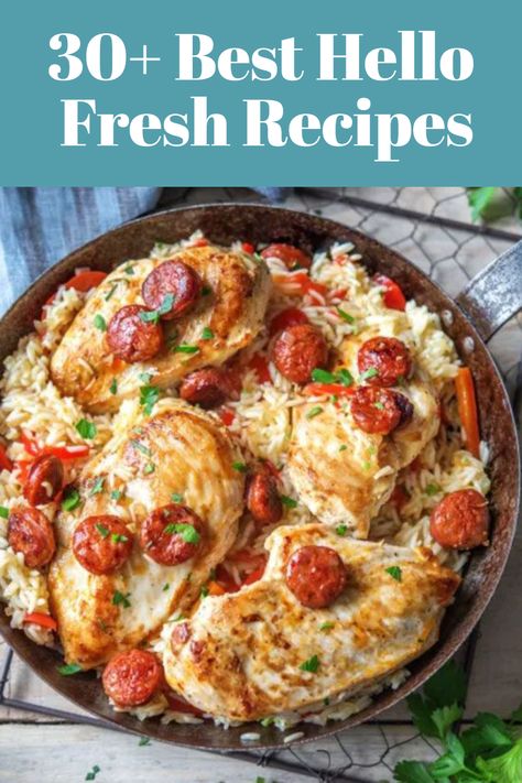 Best Hello Fresh Recipes, Hello Fresh Pasta, Hello Fresh Chicken, Hello Fresh Dinners, Fresh Healthy Recipes, Homechef Recipes, Pre Prepared Meals, Fresh Breakfast, Fresh Dishes