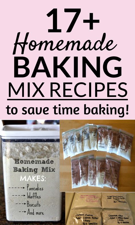 Home Made Baking Mixes, Make Ahead Mixes Baking, Homemade Mixes Recipes Baking, Pancake Mix For Pantry, Homemade Cookie Mix Recipes, Homemade Cake Mix Recipes Diy, Diy Baking Mix Recipes, Bulk Mix Recipes, Baking Hacks Tips