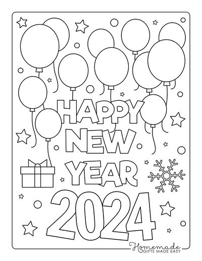 New Years Drawing Ideas, News Years Crafts For Kids, Disney New Year, New Year's Drawings, New Year's Eve Crafts, New Year Printables, Kids New Years Eve, New Year Coloring Pages, January Crafts