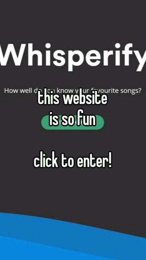 #whisper #whisperify #quizzes #quizzesforfun #music #musicquizzes #aesthetic #whisperboy #quiz #quiztime #spotify #funny #website #bored #uquiz Music Websites To Go On When Bored, Spotify Fun Websites, Spotify Hacks Premium, Cleaning Playlist Spotify, Fun Sites To Visit When Bored, Here’s The Link Of A Bot Judge Your Spotify Listening, Weirdcore Songs You Might Be Looking For, App Store Games Iphone, What Sounds Good For Dinner