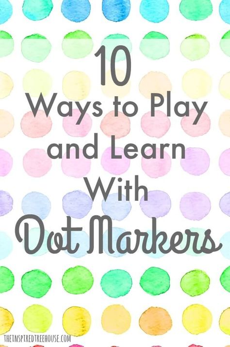 The Inspired Treehouse - Dot markers are one of our all-time favorite therapy supplies!  There are so many fun ways to use them to promote fine motor and visual motor skills! Crafts With Dot Markers, Tot School Activities, Do A Dot Activities, Toddler Dot Marker Activities, Dot Marker Art, Dot Markers Art, Therapy Supplies, Dot Marker Printables, Dot Marker Activities