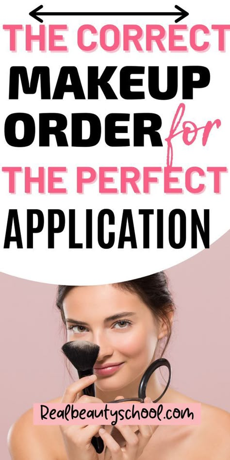 How to apply Makeup step by step for beginners, what goes first with Makeup? | The correct Makeup order of application for beginners | Makeup 101: How to apply Makeup | Contour | face | toner | eye | susncreen | Color corrector | lipstick Makeup | eye makeup | Perfect Makeup application Makeup Application Step By Step, Makeup Order Of Application, Correct Order To Apply Makeup, Order Of Makeup Application, Face Makeup Steps, Makeup Application Order, Order To Apply Makeup, Makeup Routine Guide, Face Makeup Tutorial Video