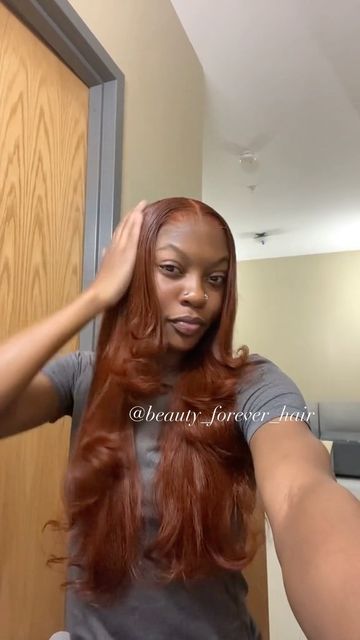 Cute Wigs With Color, Fall Hairstyle For Black Women, Wig Colors For Brown Skin, Dark Skin With Colored Hair, Hairstyles On Wigs, Black Girls With Colored Hair, Sew In Color, Lace Front Wig Hairstyles, Body Wave Wig Hairstyles